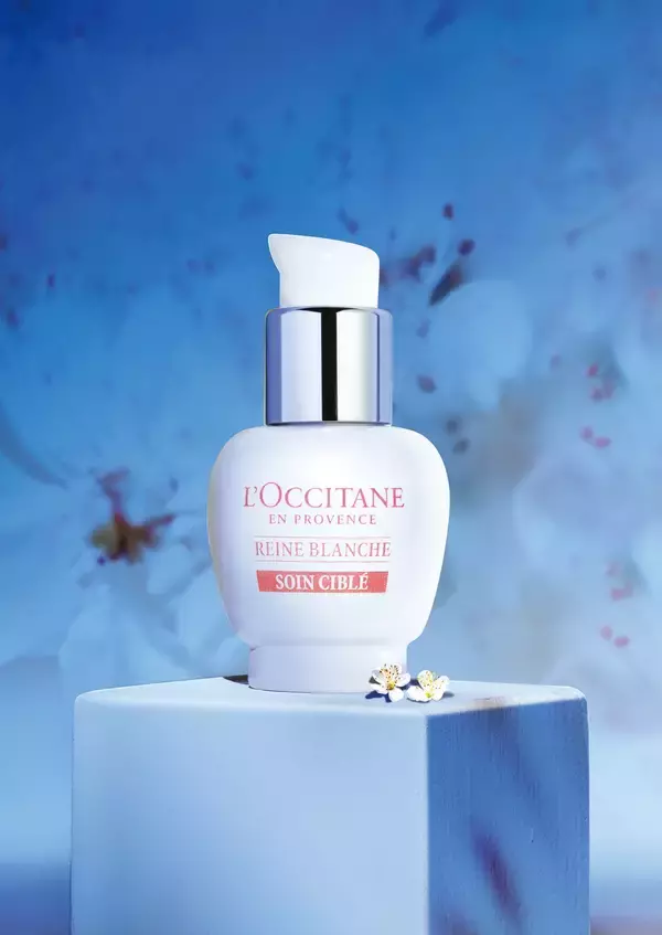 「ロクシタンの美白「レーヌブランシュ」 に部分夜用美白美容液が登場！」の画像
