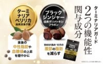 食事の脂肪や糖の吸収を抑える機能性表示食品『ターミナリアガード』