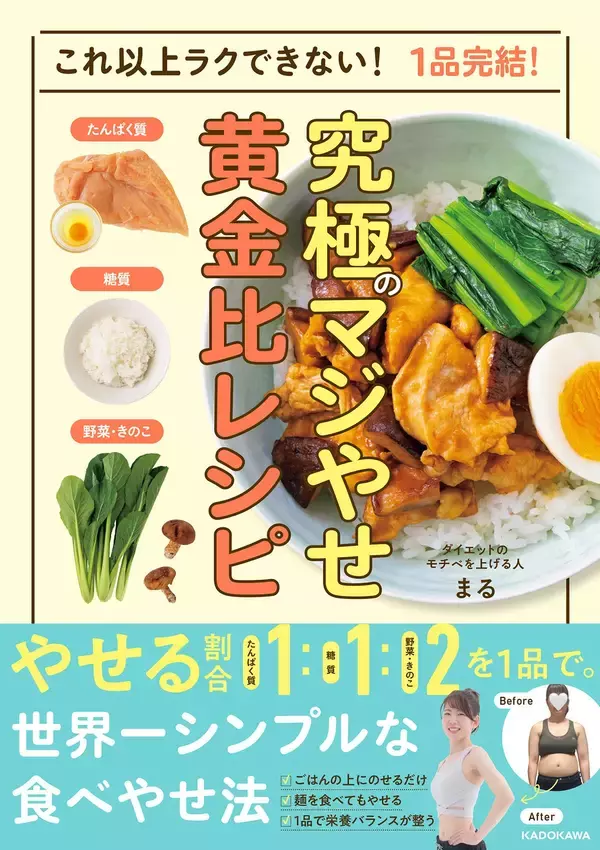 理想のバランスでやせる とことん手間を省いた1品完結のレシピ集