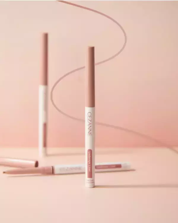 影色ピンクのリアル粘膜カラー！「セザンヌ」下まぶた用アイライナー新発売