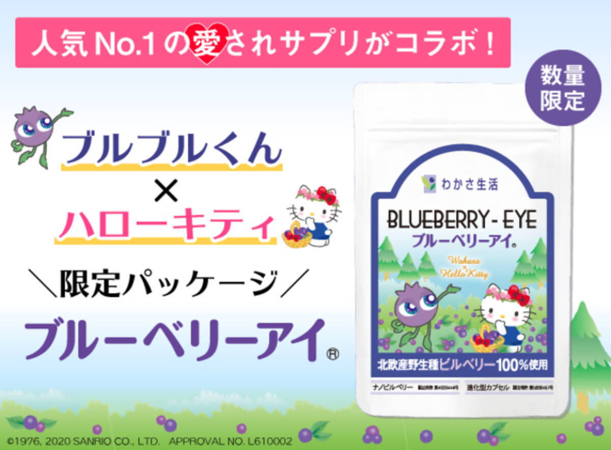 キティちゃんとブルブルくんがコラボした ブルーベリーアイ を限定販売 年6月29日 エキサイトニュース