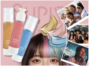 1日だけの髪色チェンジを楽しめるヘアカラージェルが登場！シャンプーで簡単オフ