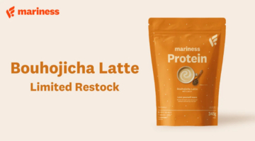 健康と美容をサポート！『marinessプロテイン 棒ほうじ茶ラテ』の再販決定