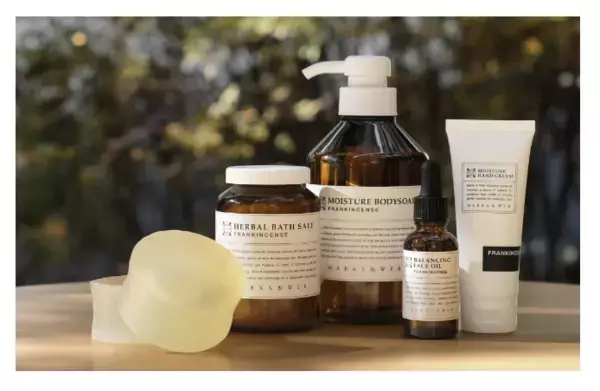 MARKS＆WEB、季節限定の香りを楽しめる「フランキンセンス」シリーズを発売