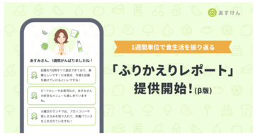 『あすけん』、食生活を1週間単位で振り返る新機能「ふりかえりレポート」を提供開始