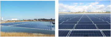 イビデン、貯木場跡地に日本最大級の水上フロート式太陽光発電所を建設