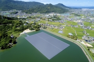 太陽グリーンエナジー、水上太陽光発電所を香川県と岐阜県で開所