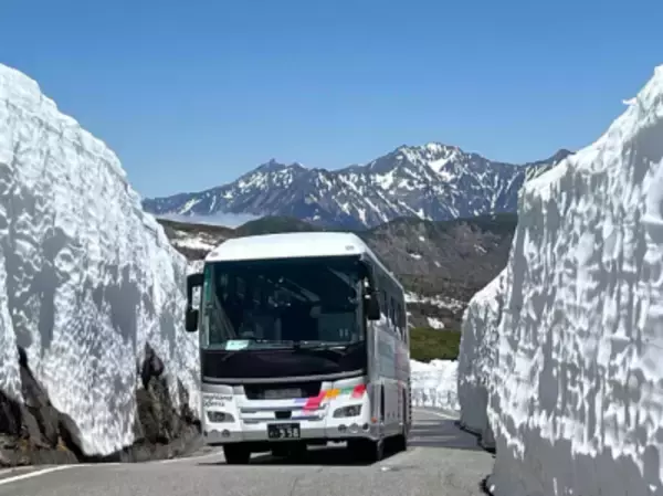 乗鞍岳春山バスの運行区間を延伸　標高2,600m、残雪の残る大雪渓まで運行