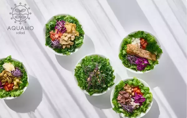 とれたての野菜で心身を満たす！サラダボウル店「AQUAMO salad」がオープン