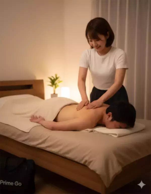 「出張マッサージの新しい形　リラクゼーションがもっと身近になるアプリ「PrimeGo」を提供開始」の画像