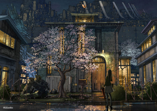 人気アニメで美術設定を手がけた背景デザイナー・金平和茂 新作版画発表展を開催