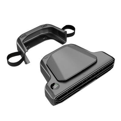 車内では首もと専用ファン、外せば卓上ファン　 MAXWIN、2WAYヘッドレストファン「K-FAN18-B」を発売