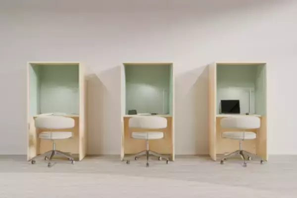 静かな集中空間をすぐに！防音ワークスペース『BOXデスク』再販開始