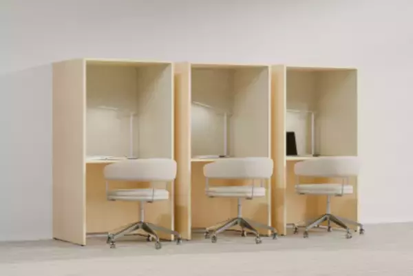 「静かな集中空間をすぐに！防音ワークスペース『BOXデスク』再販開始」の画像