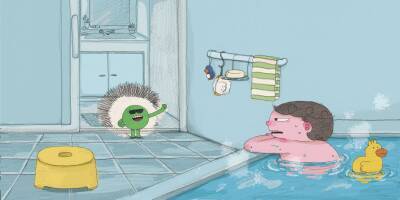 伊豆見香苗×ポップしなないで　お風呂ぎらいも好きになる絵本『どっぽん！バスボール』が風呂の日(2/6)に発売！テーマ曲も同時リリース