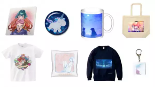「ファンアート(二次創作)のグッズを販売・購入できる オンラインストア『MashRoom Cafe』をソニー・クリエイティブプロダクツがオープン」の画像