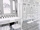 「京都初！2Dアートで彩られた不思議な空間のクロッフル専門カフェ 『cafeBAW』が京都・錦市場に12/19(火)オープン！」の画像1