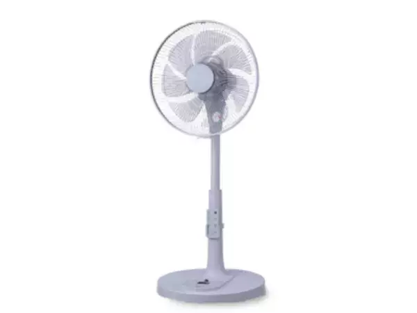 静音＆風量自動調整！「温度センサー搭載 DC リビング扇風機」に夏にぴったりの新色「パープル」が登場　2026年4月発売