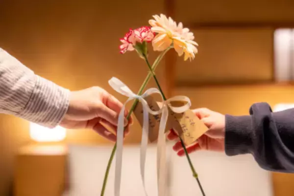 “花で気持ちを交わす”新しいバレンタイン体験　Nazuna 京都 御所／二条城で2月9日からスタート