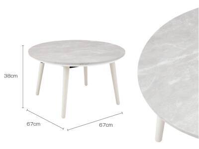 幅67cmのコンパクト設計！円形パーソナルこたつ「シロナ」「ニコロ」を2025年10月中旬に発売