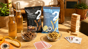 植物由来のギルトフリースナック「2Snack CRISPY」よりお酒に合う新フレーバー2種登場