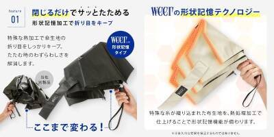 【完売御礼】主要テレビ番組の反響で注文殺到 創業115年超の老舗が挑む形状記憶傘「weer Lite」が再販決定