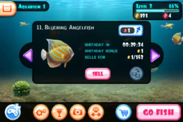 「自ら魚を深海で釣って育てる！Wで楽しむ新しい「魚」の育成ゲーム 無料」の画像