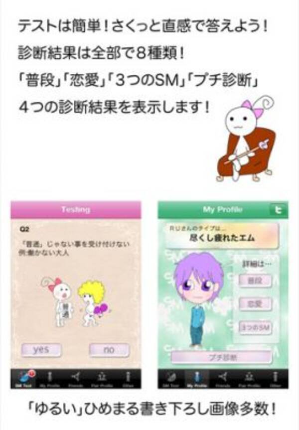 みんなで盛り上がれる Sm診断 相性もチェックできるよ 2012年12月1日 エキサイトニュース