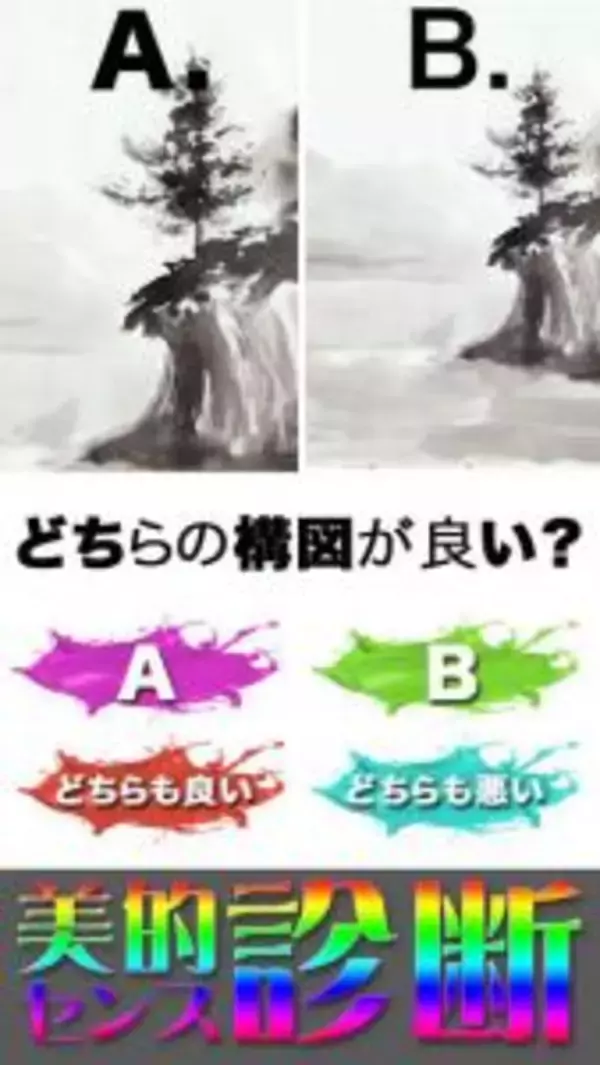 「あなたは自信がありますか？美的センス診断」の画像