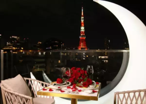麻布十番のモダン香港レストランMOON FOREST 月林閣にて、2月2日より東京タワーを望むバレンタインディナーが提供開始