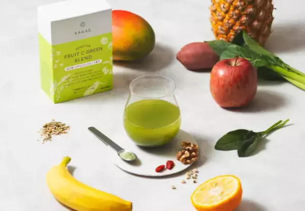 飲むだけの透明感ケア！はとむぎ×ビタミンC「和漢フルーツ青汁」新登場