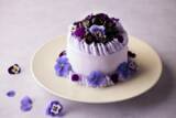 「紫で伝える特別な想い！バレンタイン限定オーガニックシュガーのフラワーケーキ登場」の画像1