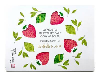京都・伊藤久右衛門より宇治抹茶×いちごケーキが登場！ 新作「お茶苺トルテ」2月5日販売開始