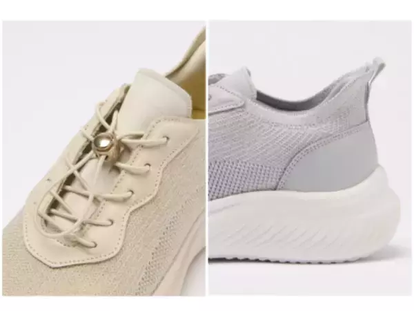 「外反母趾にもやさしい靴「fitfit／フィットフィット」もちぷに足裏感覚が癖になるハンズフリースニーカーを2025年2月中旬に販売開始」の画像