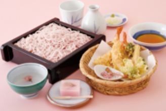 春の味わいを老舗江戸そば店で味わう「さくらそば御膳」4月12日までの期間限定で提供開始