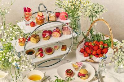 「リーベルホテル大阪」春を彩るいちごアフタヌーンティー 『Strawberry & Botanical Afternoon Tea ～いちごと ハーブが香る、みずみずしい春～』を3月1日より販売開始！