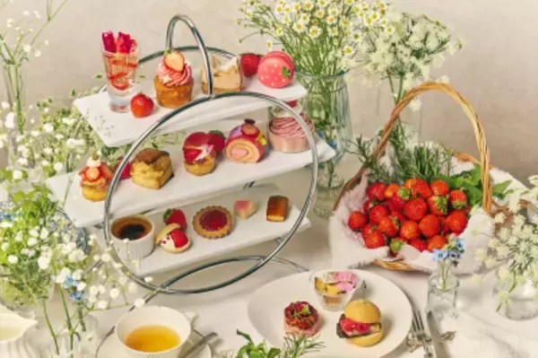 「「リーベルホテル大阪」春を彩るいちごアフタヌーンティー 『Strawberry & Botanical Afternoon Tea ～いちごと ハーブが香る、みずみずしい春～』を3月1日より販売開始！」の画像