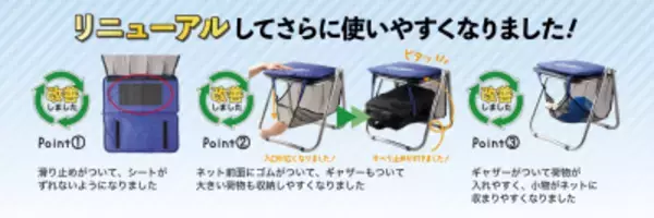 「聡研プランニング、累計販売10万個突破の「あしもとネット付きクッション」がリニューアル」の画像