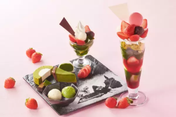 京都・伊藤久右衛門 宇治抹茶×いちごフェア開催！「いちご抹茶パフェ＆スイーツプレート」1月10日提供開始