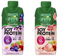 「野菜生活 100 Smoothie」シリーズから、カラダづくりをサポートする新商品が登場