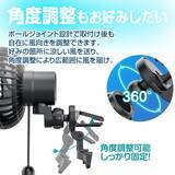 「猛暑の車内を素早く冷却！エアコン効率アップ＆燃費向上も　MAXWINの自動首振り車載サーキュレーター『K-FAN14-B』再入荷」の画像2