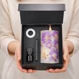 「Nama Candleが2/19に胡蝶蘭LEDアロマキャンドルを発売！胡蝶蘭の美しさと香りを贈る 火を使わないキャンドル」の画像1