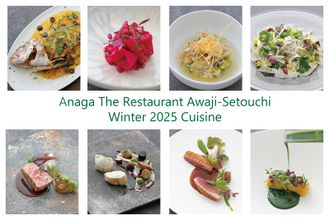淡路島のリゾートホテル「ホテルアナガ」冬の新メニュー登場！鳴門海峡を望む絶景レストランで旬のコース料理を提供開始