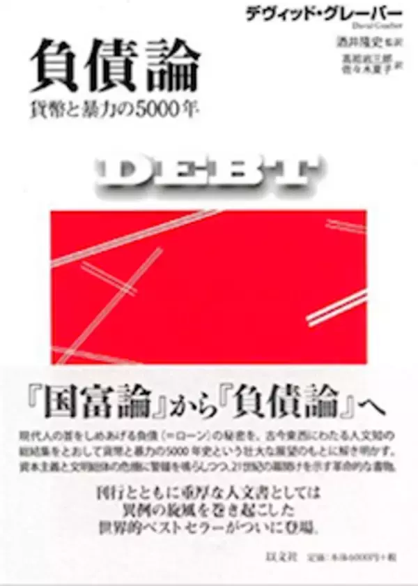 「自己責任論者・本田圭佑が転向？ W杯前にオキュパイ運動の理論的支柱が書いた反資本主義の書『負債論』を推奨した謎」の画像