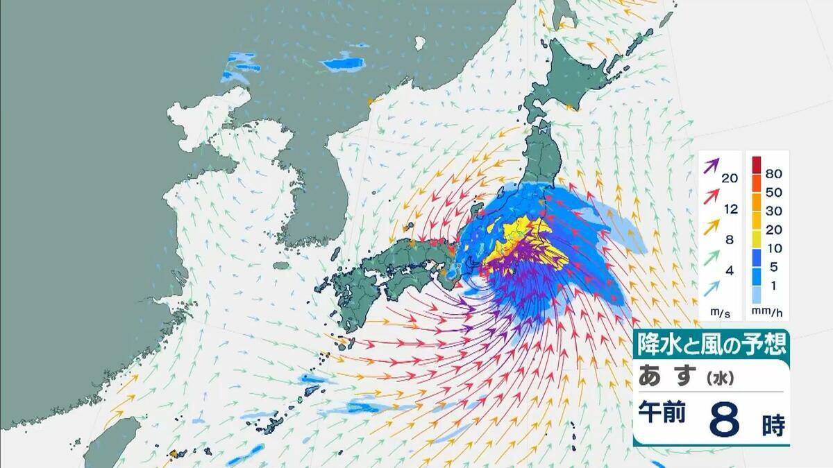 【台風6号】３日明け方から朝に近畿地方に最も接近か　進路によっては警報級の大雨のおそれも…和歌山・徳島などで「線状降水帯半日前予測」発表　奈良・和歌山・徳島で最大２５０ミリ予想【雨と風の最新シミュレーション】