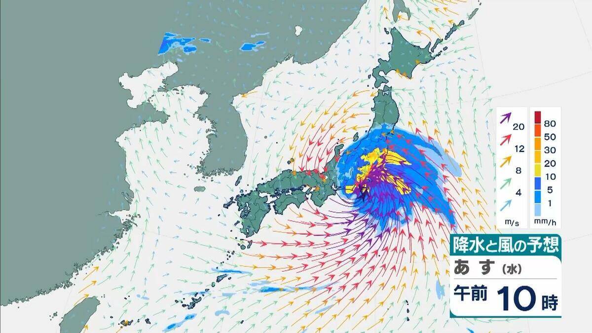 【台風6号】３日明け方から朝に近畿地方に最も接近か　進路によっては警報級の大雨のおそれも…和歌山・徳島などで「線状降水帯半日前予測」発表　奈良・和歌山・徳島で最大２５０ミリ予想【雨と風の最新シミュレーション】