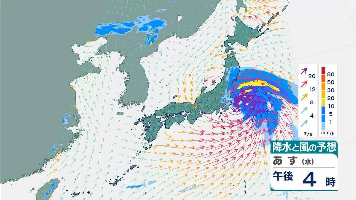 【台風6号】３日明け方から朝に近畿地方に最も接近か　進路によっては警報級の大雨のおそれも…和歌山・徳島などで「線状降水帯半日前予測」発表　奈良・和歌山・徳島で最大２５０ミリ予想【雨と風の最新シミュレーション】