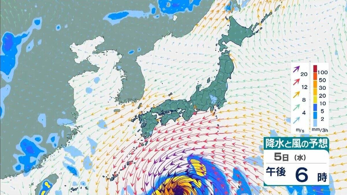 【台風情報】大型で非常に強い台風13号（ドルフィン）小笠原～南大東島～沖縄接近へ