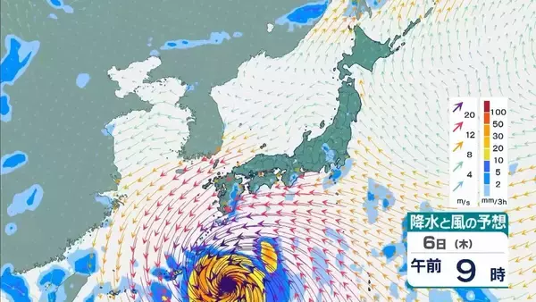 「【台風情報】大型で非常に強い台風13号（ドルフィン）小笠原～南大東島～沖縄接近へ」の画像