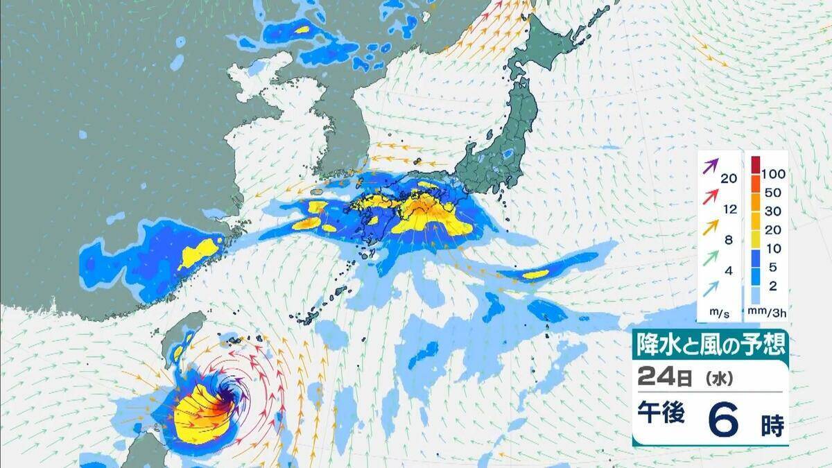【台風情報】ダブル台風「7号＆8号」週末に本州へ接近か…近畿・関東地方には27日（土）ごろ近づく可能性【進路・雨風シミュレーション】